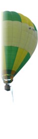 Ascheübergabe vom Ballon aus